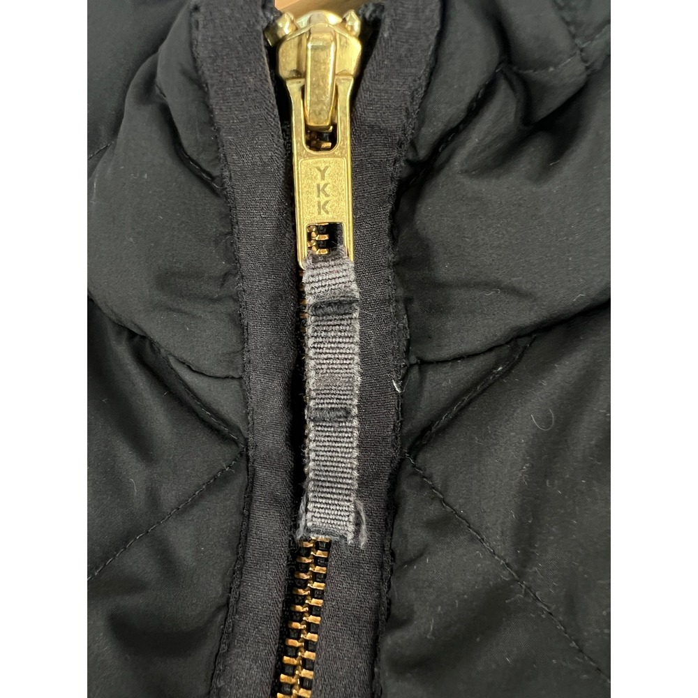 J.Crew Womens Excursion Quilted Down Minimalist Puffer Vest Black Preppy Size M - Picture 7 of 12